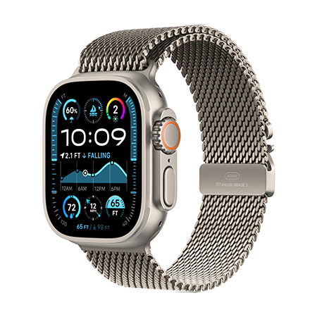 Apple Watch Ultra 2 49 mm Titanium Milanese Loop